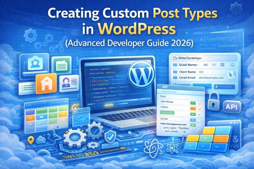Creating Custom Post Types in WordPress (Advanced Developer Guide 2026)