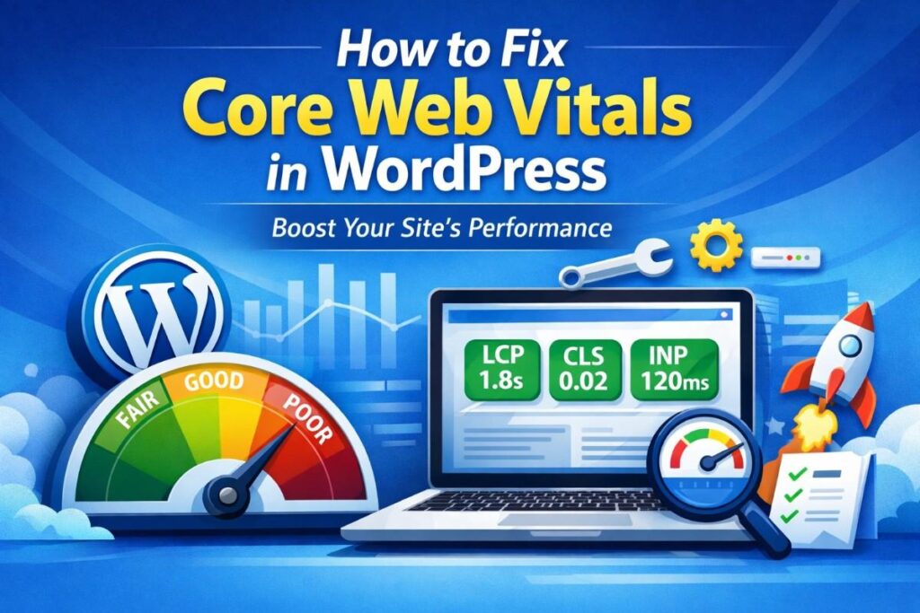 How to Fix Core Web Vitals in WordPress (Complete 2026 Guide)