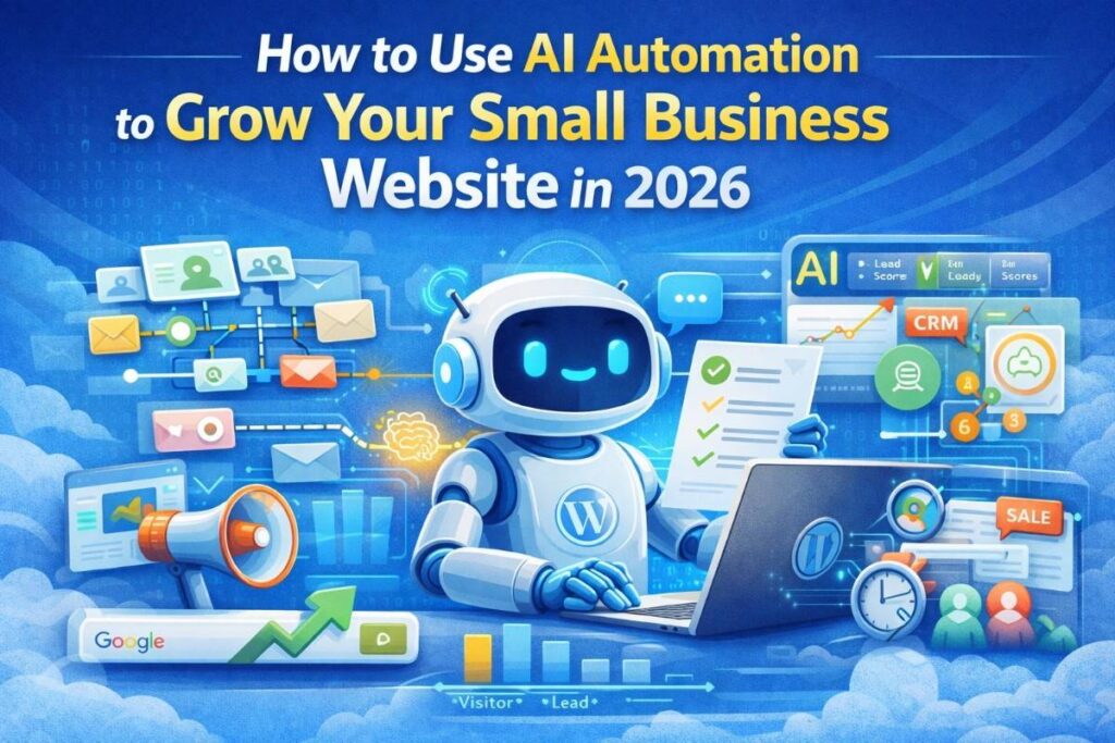How to Use AI Automation to Grow Your Small Business Website in 2026